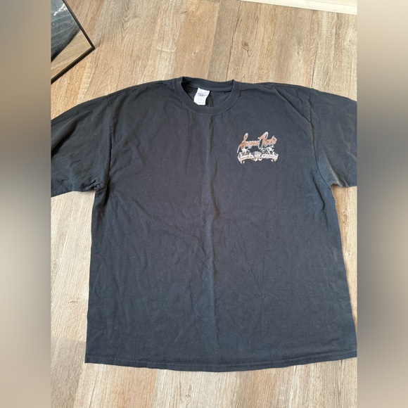 VTG Biker TShirt Seneca Rocks Weat Virginia It’s All About The Ride Black 2XL - Picture 7 of 8